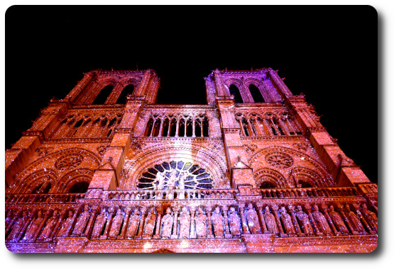 Spectacle son et lumière Notre Dame de Paris